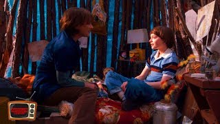 Stranger Things 1x01 | Joyce Flashback in Castle Byers Scene | Clip