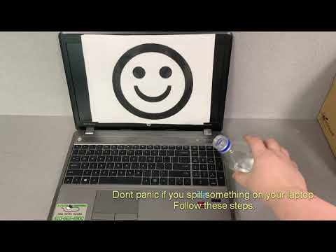 Water Spilled on Laptop - What To Do