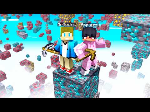 Minecraft, MUTTA SATUNNAINEN Kuutio Katoaa JOKA SEKUNTI?! w/@Applezzi​