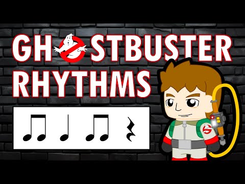 Ghostbusters Rhythm Play Along | Quarter Note/Rest & Eighth Notes