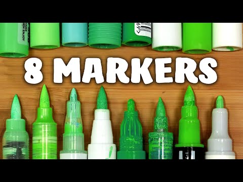 The ULTIMATE Acrylic marker comparison (Arrtx, Ohuhu, Copic & more)