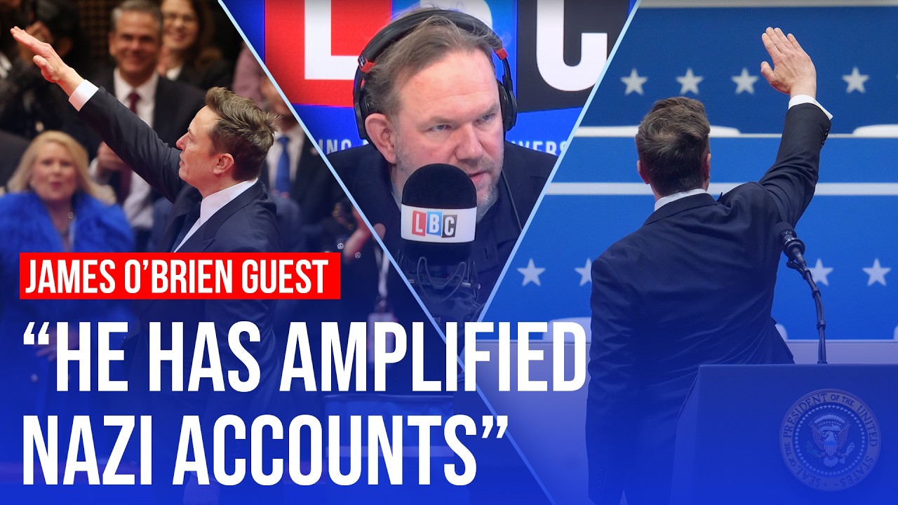 Elon Musk salute was 'no accident', says expert in the alt-right | LBC