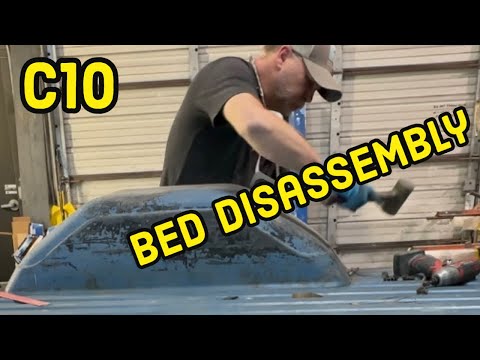 C10 Project: Bed Disassembly and Beginning Body Work.