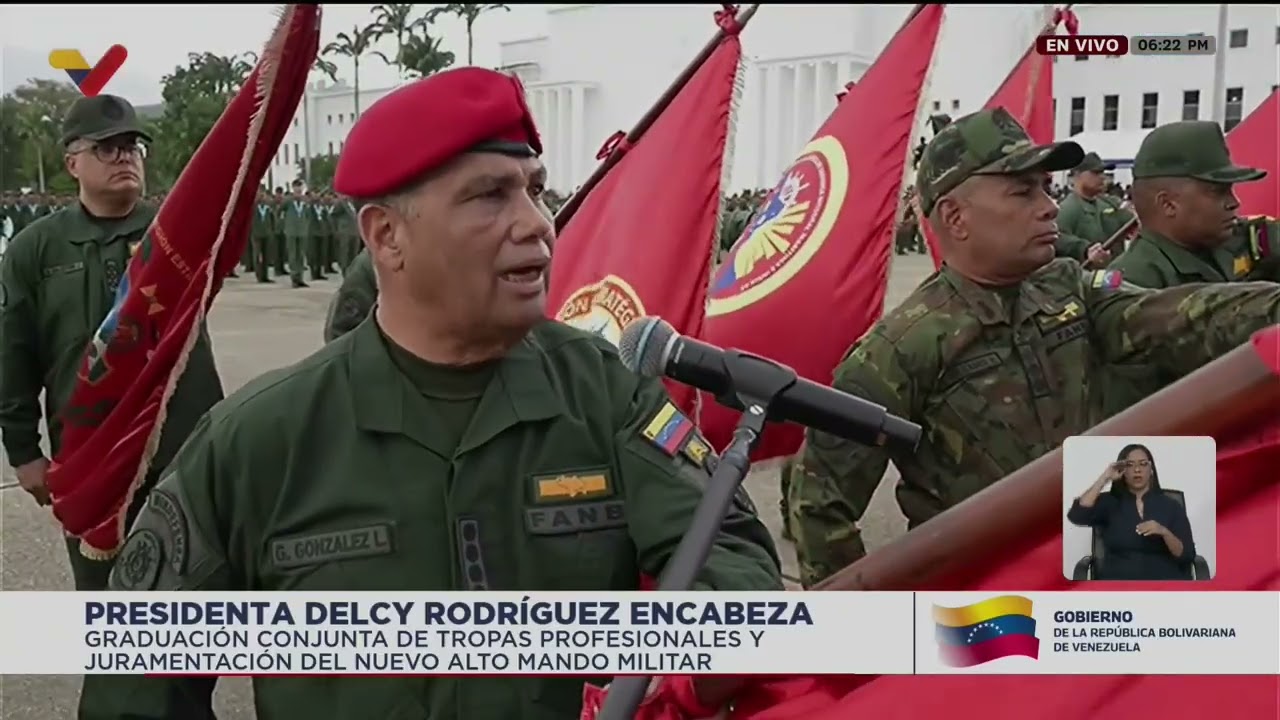 Graduación de Tropas Profesionales y Juramentación de Alto Mando Militar, 25 julio 2026