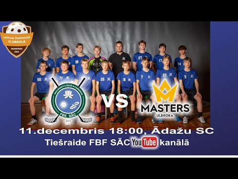 11.12 18:00, U16, FBK SĀC - FS Masters/Ulbroka, Ādažu SC