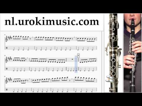 Klarinet Leren Spelen Shakira Can't Remember to Forget You Klarinetles Deel#1 Studie Klasse