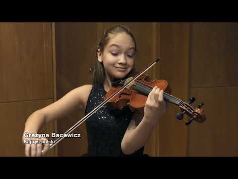 Bacewicz – Polish Caprice, 3rd Prize | Joanna Habich – violin