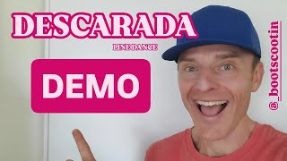 DESCARADA  -- Line Dance DEMO