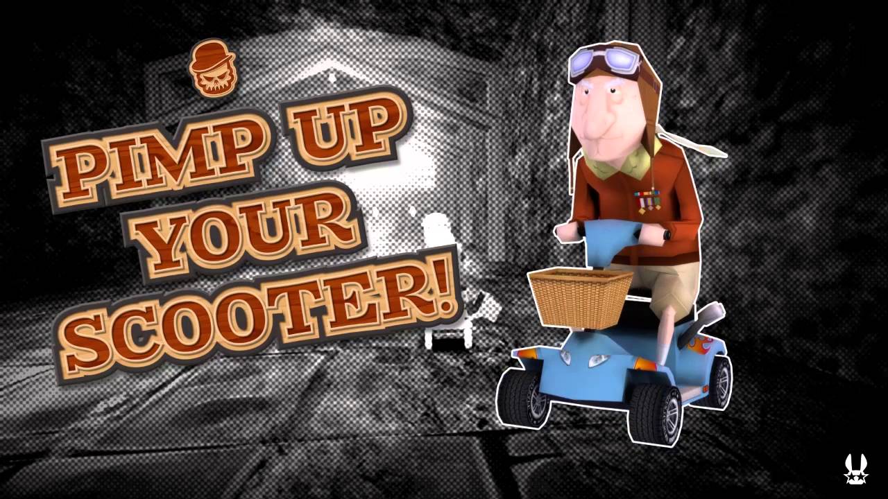 Dark comedic kart racer Coffin Dodgers announced for PS4