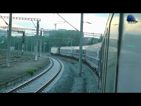 140 km/h Călătorie Constanța-Medgidia-Cernavodă Pod Train Ride @IR1921 Mangalia-Arad - 17 June 2020