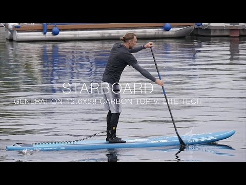 SUP Hardboard Test | STARBOARD Generation 12.6 x 28 | Vergleich Litetec vs Carbon Top