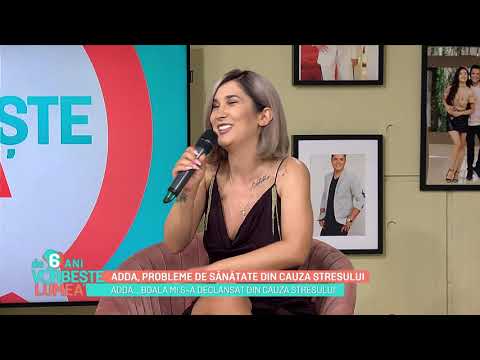 Adda, probleme de sănătate din cauza stresului. "Am intoleranța la histamină"