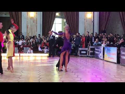 Axel Jehrlander - Stefanescu Ines Maria, SWE | Rumba | WDSF European Championship Youth Latin 2019