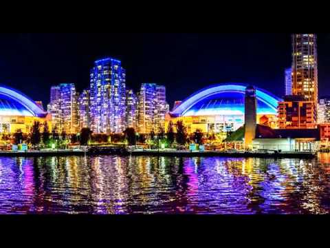 多伦多湖边夜景