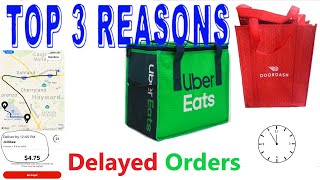 Top 3 Reasons Your Doordash / UberEats Order Is Delayed In 15 Secs. #shorts