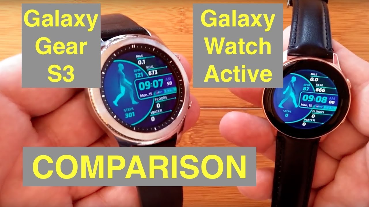 SAME PRICE: Galaxy Watch Active vs Galaxy Gear S3 Smartwatch Quick Comparison, Which to Buy?