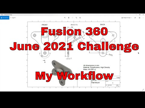 Fusion 360 Challenge June 2021 - My Workflow