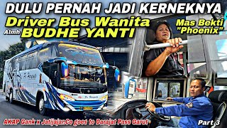 Download lagu Mas Bekti used to be the assistant to a senior female bus driver 😱| Haryanto HM 171 “Phoenix” trip mp3