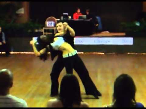 Simon Moran, Jodi Wood. Ceroc Chch champs 2011 ADV A Spotlight Dance