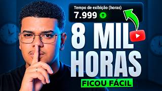 (MODO FÁCIL?) Como Bater 8 Mil Horas Assistidas E Monetizar Seu Canal Do Youtube