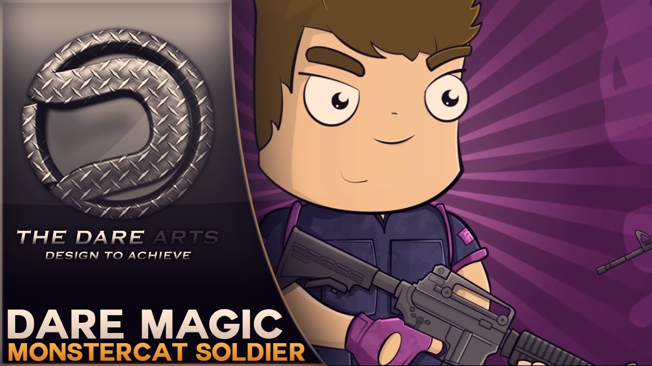 Monstercat Soldier | Character Design | By Dare Magic