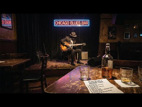Blues Instrumental Music Slow Blues Music – Whiskey Blues & Vintage Chicago Vibe Playlist