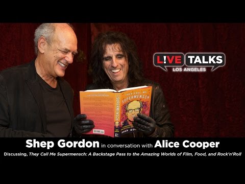 Shep Gordon with Alice Cooper