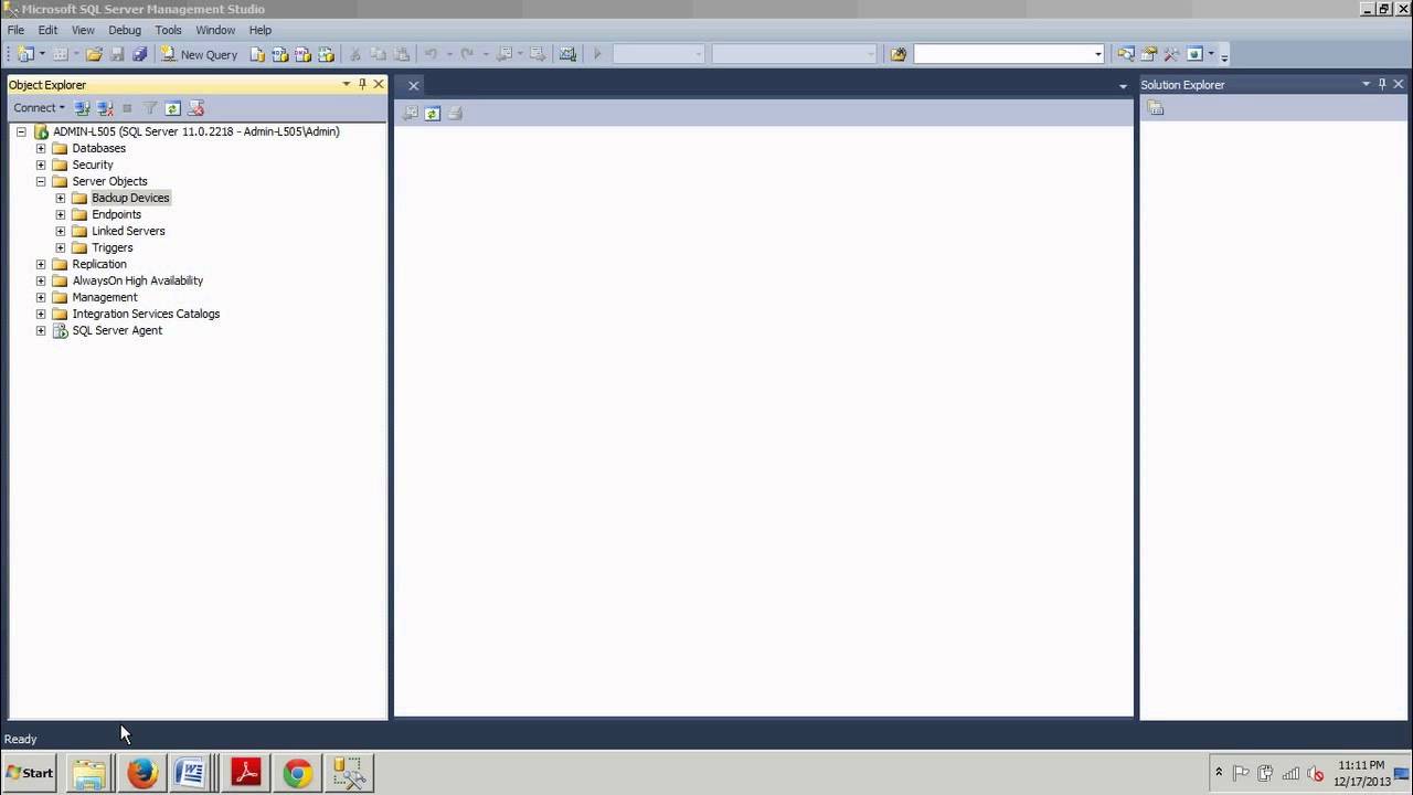 SQL Server tutorial 75: Backups, understanding backup devices.