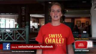 Swiss Chalet Delivers to Facebook Contest Winner