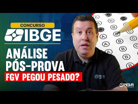 CONCURSO IBGE TEMPORÁRIO 2025/2026 | Como foi a prova - análise completa! ⚠️