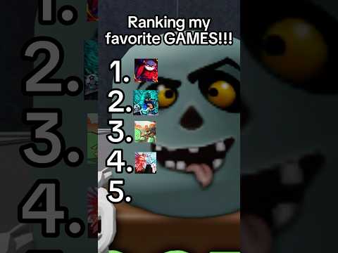Ranking my Favorite Roblox Games!!! 🔥😂 ROBLOX #shorts