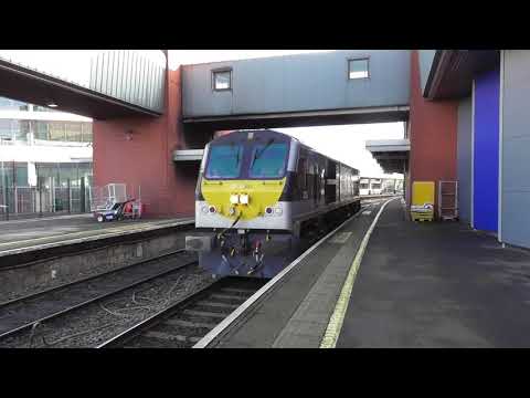 IE 201 Class loco 233 Running Light Engine - Belfast Central / Lanyon Place