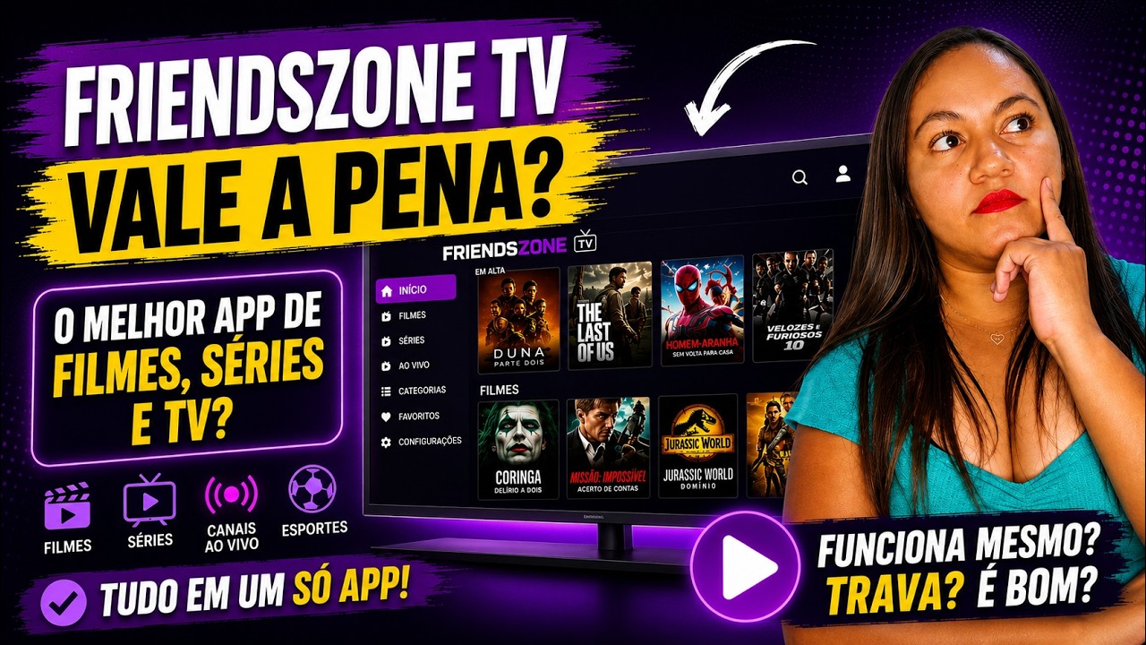 FRIENDSZONE TV - FILMES, SÉRIES E ESPORTES AO VIVO SEM TRAVAR? 😳