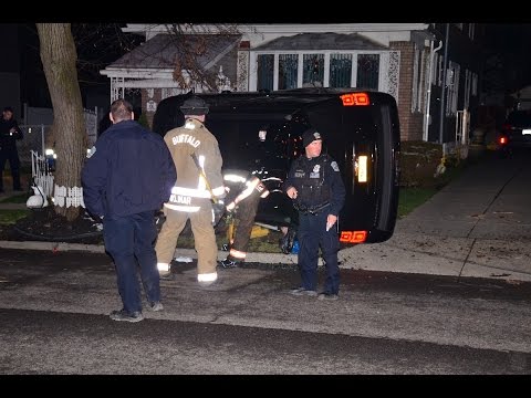 Buffalo FD MVA Rollover & Entrapment - 429 Cornwall ave