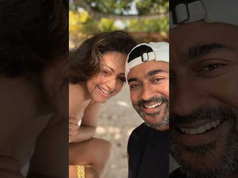 #Suriya & #Jyotika Enjoying their Holidaying At Seychelles🫶♥️ #shorts