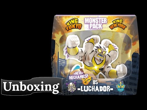 King of Tokyo/New York: Monster Pack – Luchador: Unboxing