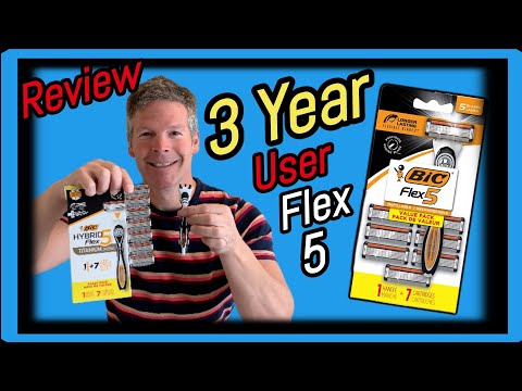 BIC Hybrid Flex 5 Titanium Razor Review ★ 3 Year User