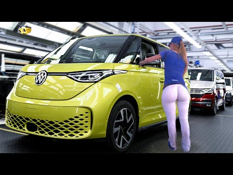 , title : 'VW ID Buzz Factory: Minivan Assembly & Manufacturing [Volkswagen Germany] Producing MiniBus'