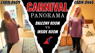 Is a Balcony Worth It? Carnival Panorama Cabin Comparison - 8445 & 8459  #CarnivalCruise #CruiseLife