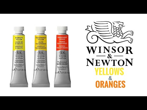 Winsor & Newton Professional Watercolours (Part 1) - Yellows & Oranges