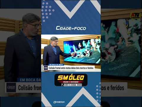 Colisão frontal entre motos deixa dois mortos e feridos em Boca da Mata