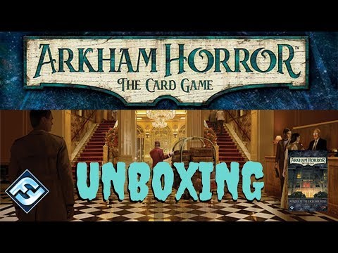 Arkham Horror LCG Murder at the Excelsior Hotel Unboxing FULL SPOILER