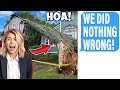 HOA Hired Company To Illegally Cut MY Tree! It Destroyed My House!
