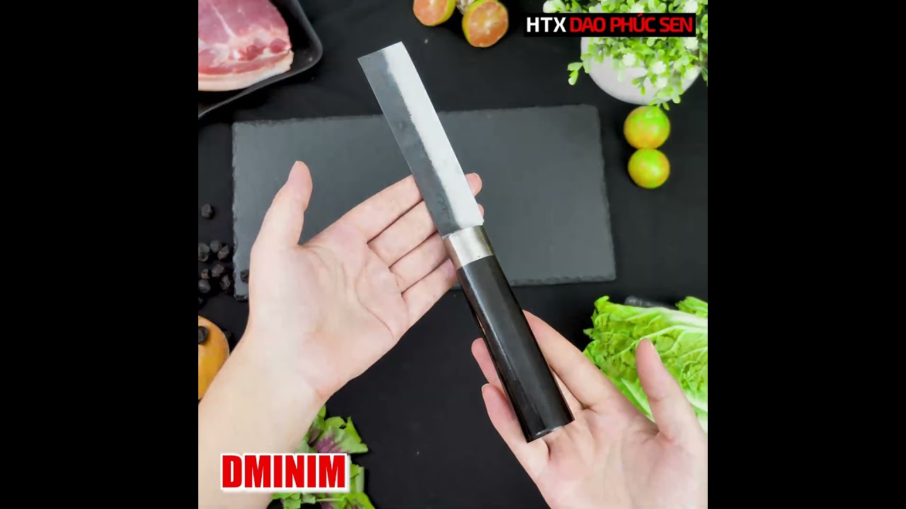 Dao nhỏ cán gỗ mun - DMINIM