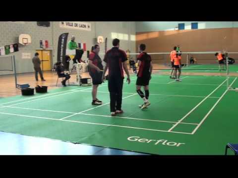 Badminton - ICN3 - J6 - LAON  - AMIENS - DMx 2 - 2015/2016