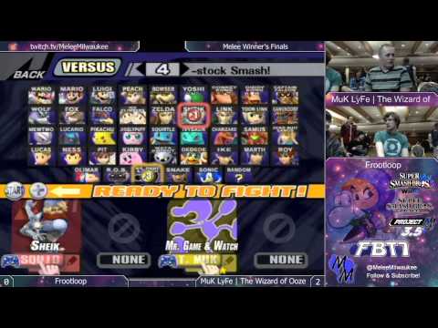 FBT7 - Frootloop (Sheik) vs Marshall (GnW) - Project M Winner's Finals