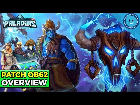 PALADINS OB62! NEW GROHK VISUAL REWORK, INTERNATIONAL CHEST, CASSIE/DROGOZ NERFS AND MORE!