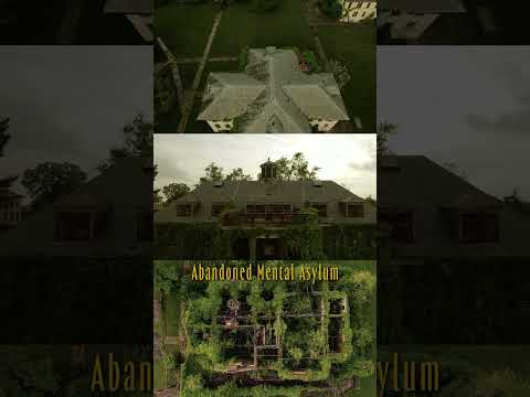 Abandoned mental asylum Rosewood Center 1888-2009 Owings Mills Maryland drone