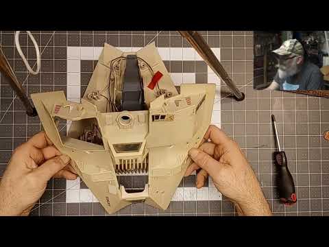 Vintage Kenner Star Wars Toy Restoration:  SNOWSPEEDER.