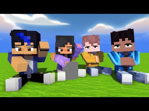 NYAN NYANPASUU BABY ULTIMA APHMAU CREW PIERCE,NOI,EIN - MINECRAFT ANIMATION #shorts